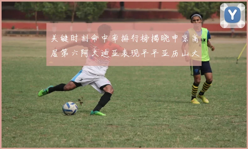关键时刻命中率排行榜揭晓申京高居第六阿夫迪亚表现平平亚历山大与康宁汉姆紧随其后